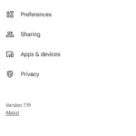 Ảnh chụp màn hình menu cài đặt Sao lưu trong Google Photos, hiển thị tùy chọn "Gỡ sao lưu cho thiết bị này"