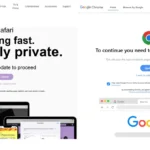 Ảnh chụp màn hình popup cập nhật trình duyệt Safari giả mạo của mã độc FrigidStealer trên macOS