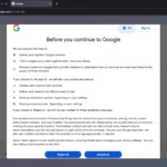 banner đồng ý cookie của Google trên Tor Browser