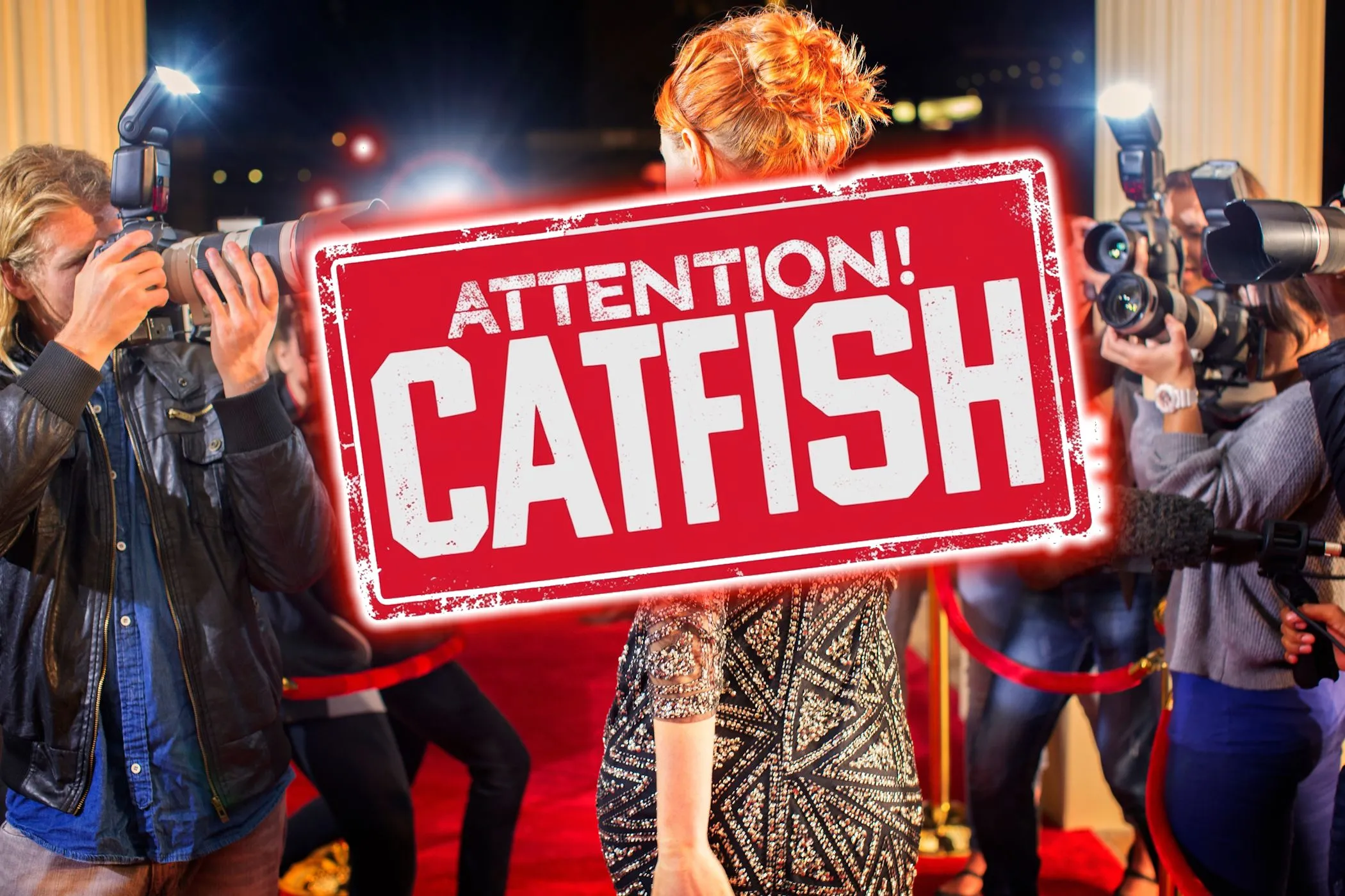 Biển cảnh báo "Catfish" về lừa đảo tình cảm trực tuyến