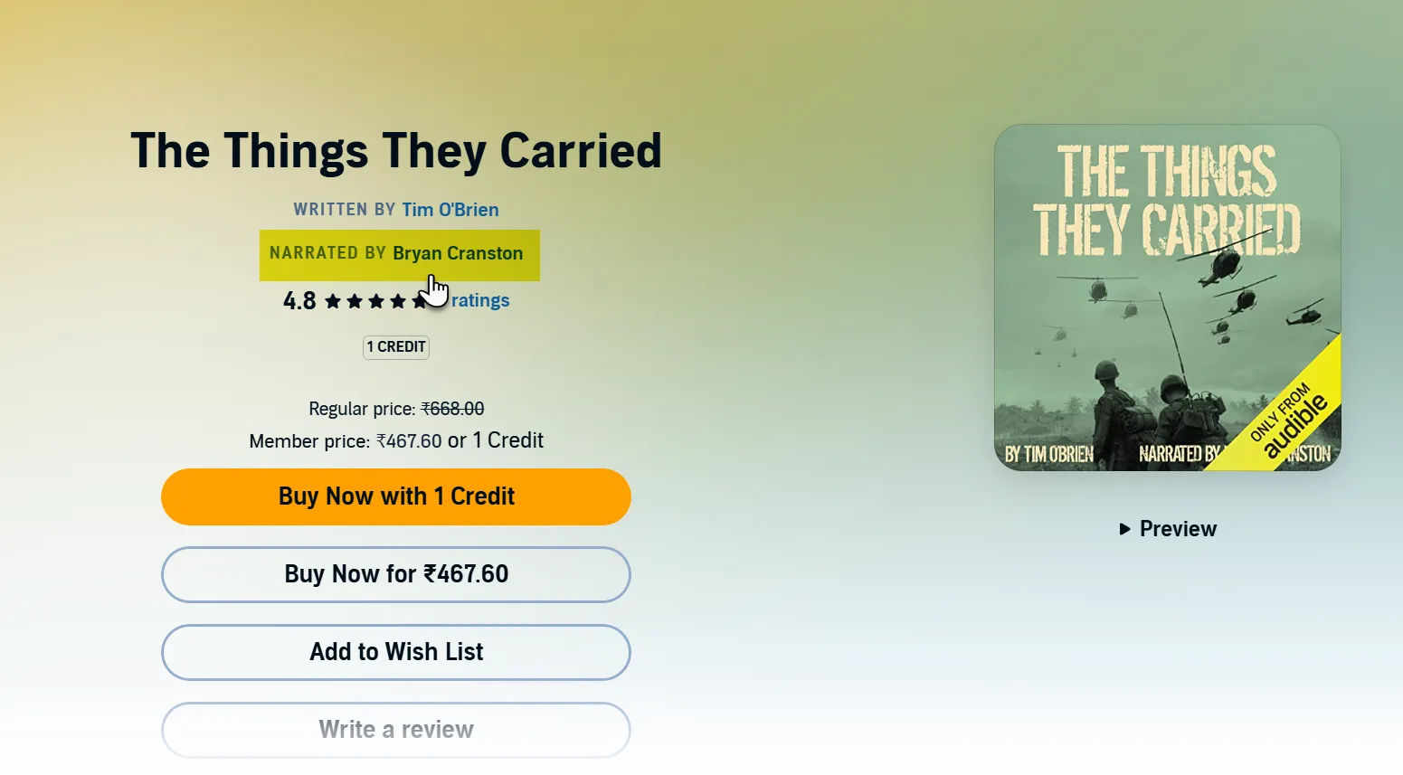 Biểu tượng ứng dụng Audible trên điện thoại minh họa sự phát triển của audiobook giọng đọc AI