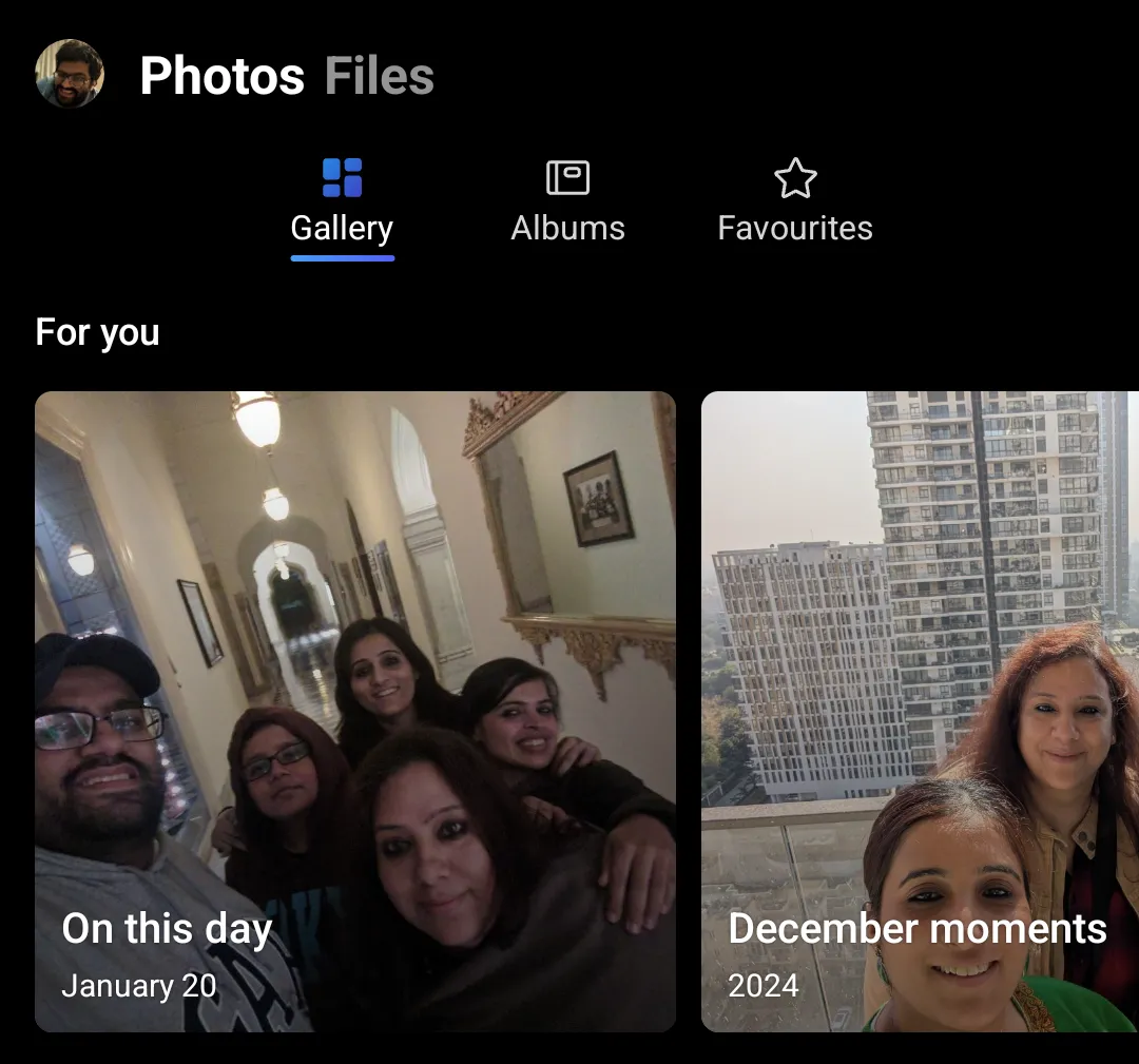 Các album tự động tạo trên Microsoft OneDrive
