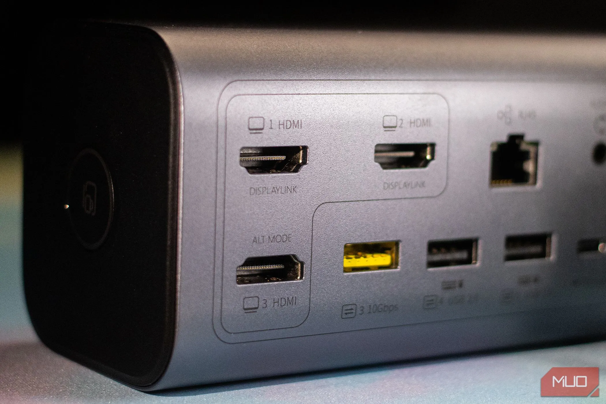 Các cổng HDMI trên Docking Station Baseus Spacemate 11-in-1 hỗ trợ xuất màn hình 4K
