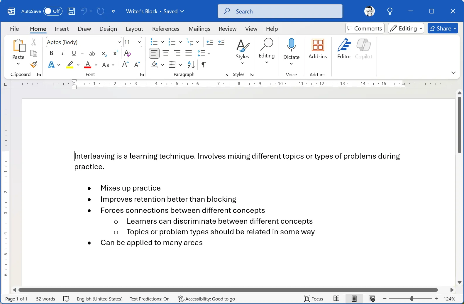 Các kiểu danh sách gạch đầu dòng trong Microsoft Word hỗ trợ viết tự do và ghi chú ý tưởng