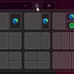 Các tùy chọn bố cục Snap Layouts đa dạng trên Windows 11 hiển thị trong giao diện ứng dụng