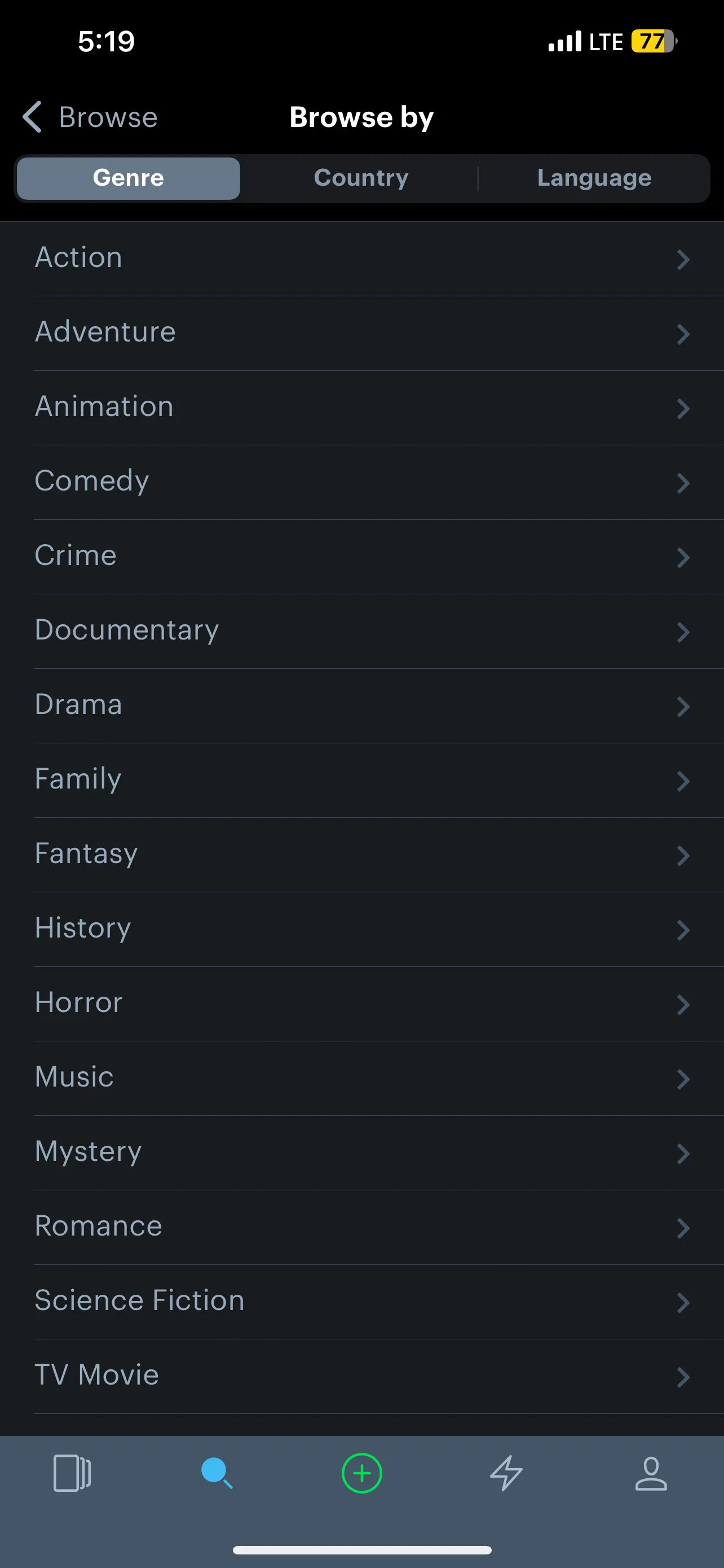 Các tùy chọn bộ lọc thể loại phim trên Letterboxd giúp tìm kiếm dễ dàng hơn