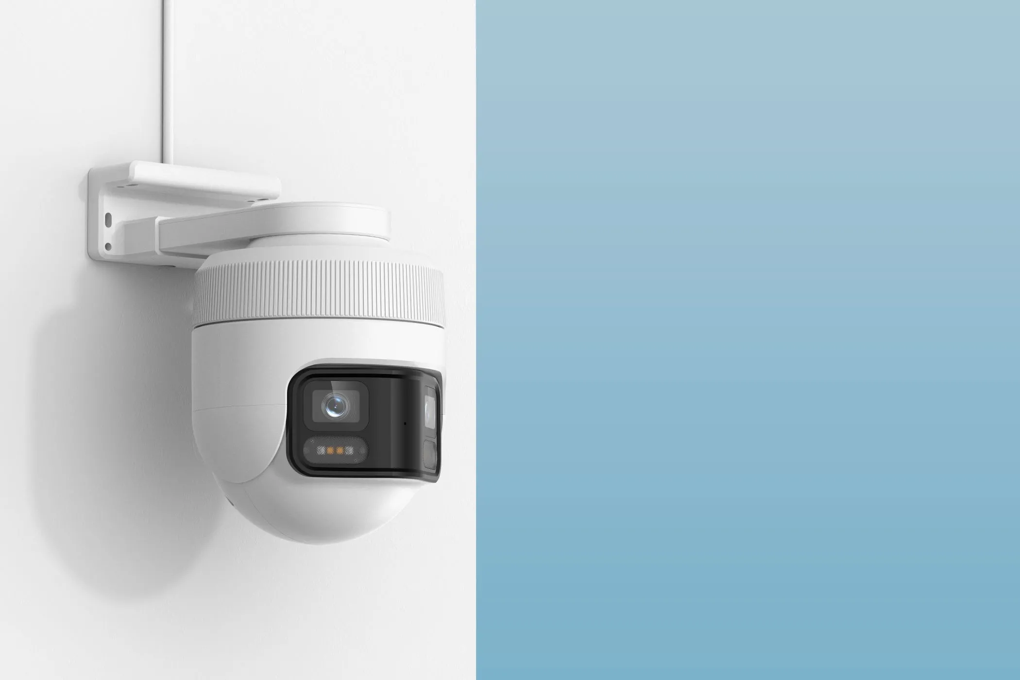 Các tùy chọn lắp đặt linh hoạt của camera IMILAB EC6 Panorama trên tường ngoài trời