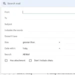 Các tùy chọn và tiêu chí tạo bộ lọc email trong Gmail