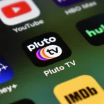Các ứng dụng dịch vụ streaming trên điện thoại thông minh, tập trung vào Pluto TV