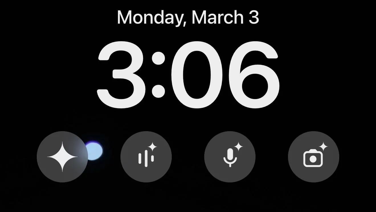 Các widget màn hình khóa của Google Gemini trên iPhone