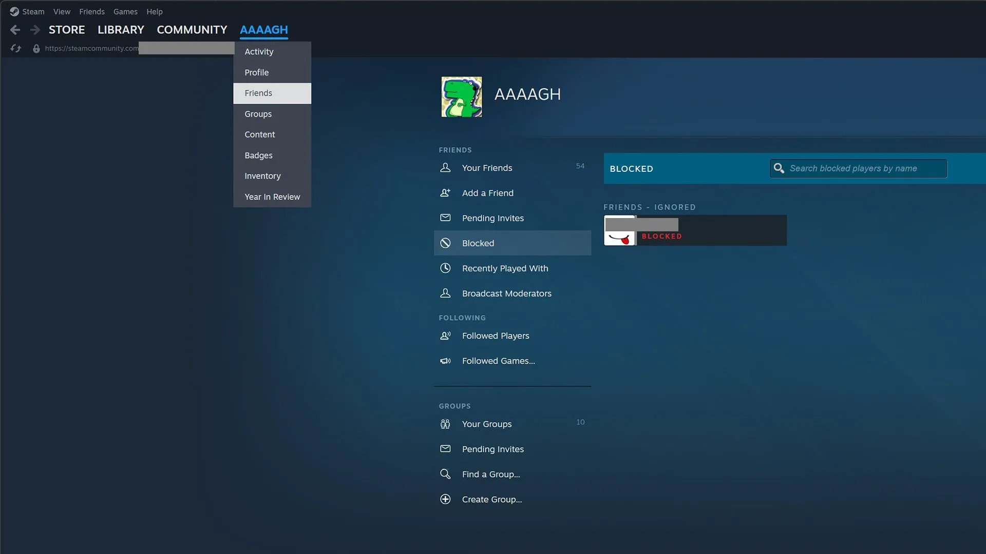 Cách truy cập và kiểm tra danh sách chặn trên Steam