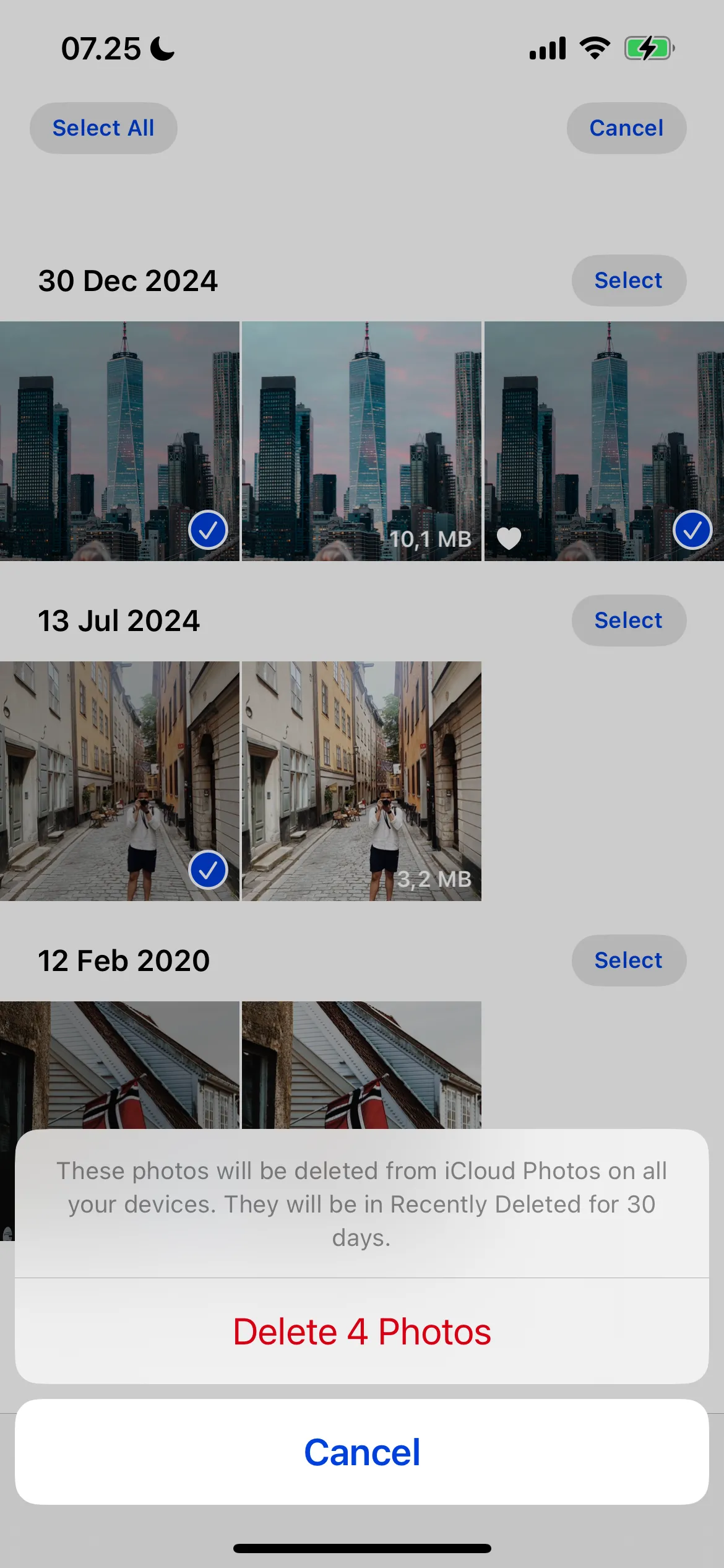Cách xóa ảnh trùng lặp trên iPhone