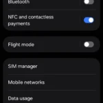 Cài đặt kết nối trên One UI 7 để bật hotspot di động