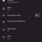 Cài đặt Mạng và Internet trên Android để truy cập tùy chọn Wi-Fi