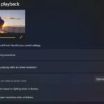 Cài đặt phát video trên Windows 11 với các tùy chọn điều chỉnh độ sáng và tiết kiệm băng thông