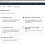 Cài đặt quyền riêng tư Alexa trên Amazon.com