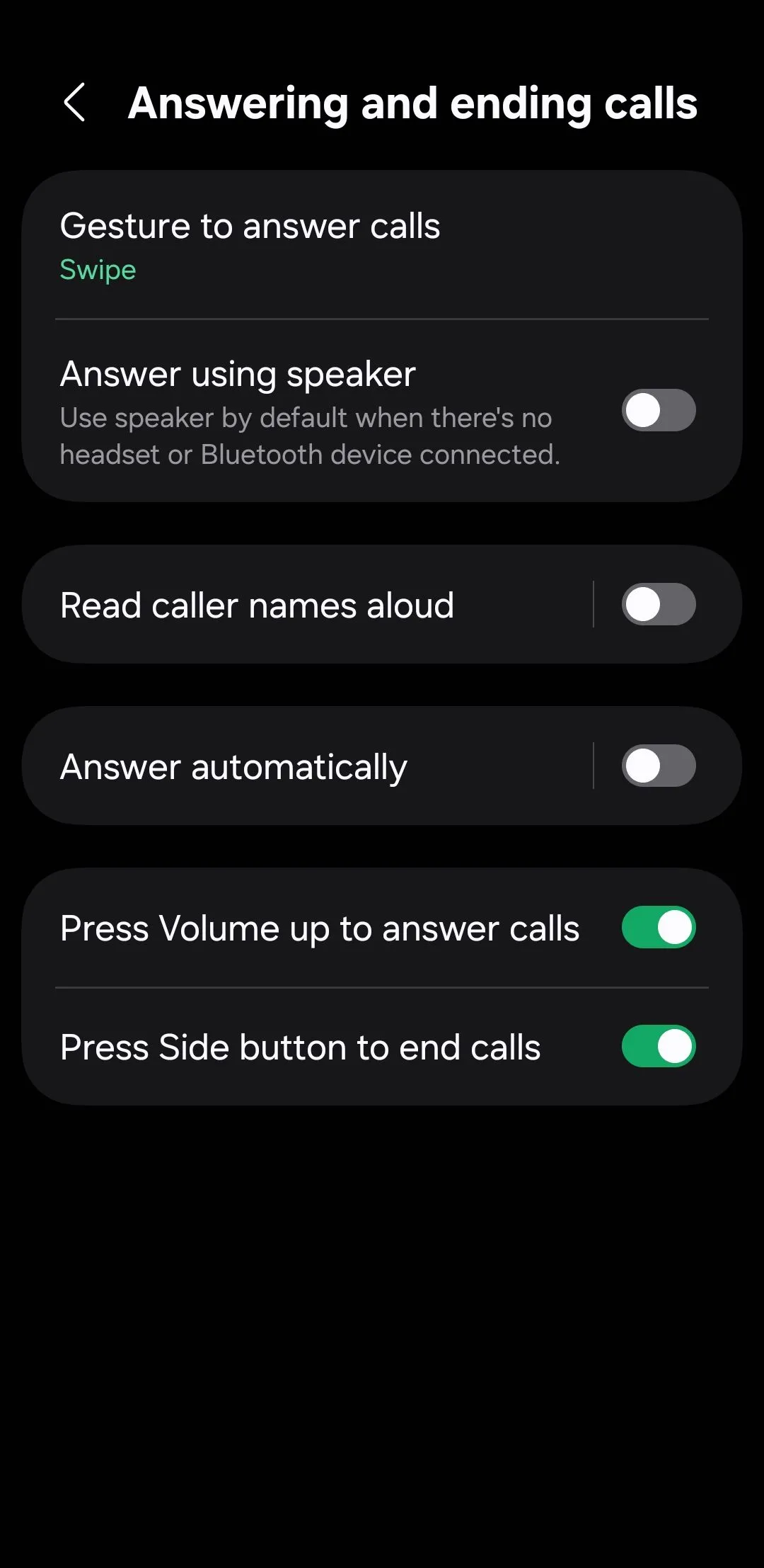 Cài đặt trả lời và kết thúc cuộc gọi bằng nút vật lý trên điện thoại Android