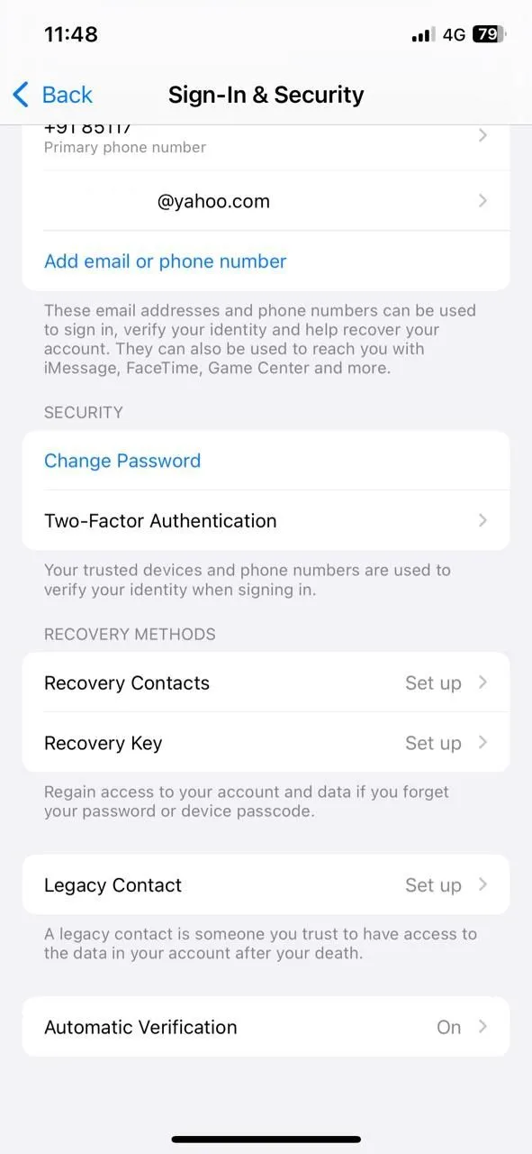 Cài đặt xác thực hai yếu tố (2FA) cho tài khoản Apple ID trên iPhone