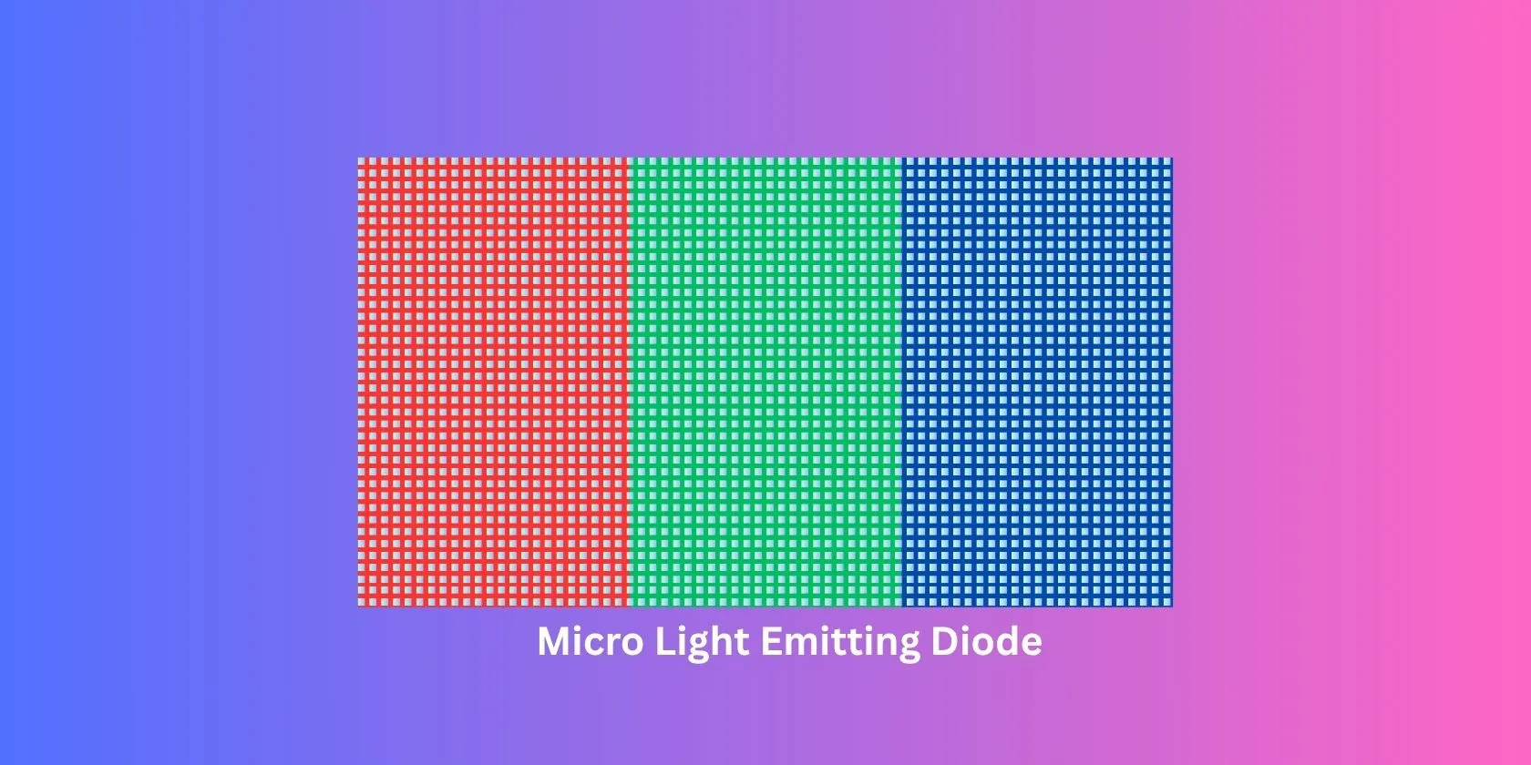 Cấu tạo Diode phát quang MicroLED