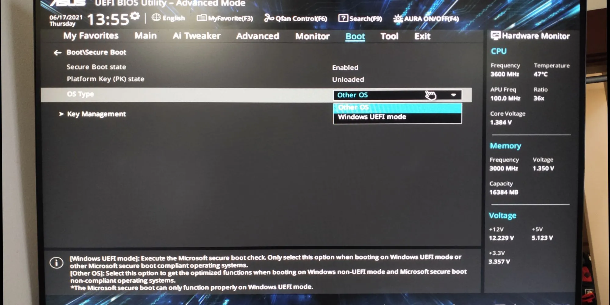 Chế độ khởi động an toàn Secure Boot trong BIOS/UEFI có thể gây xung đột và khiến Windows 10 không khởi động được
