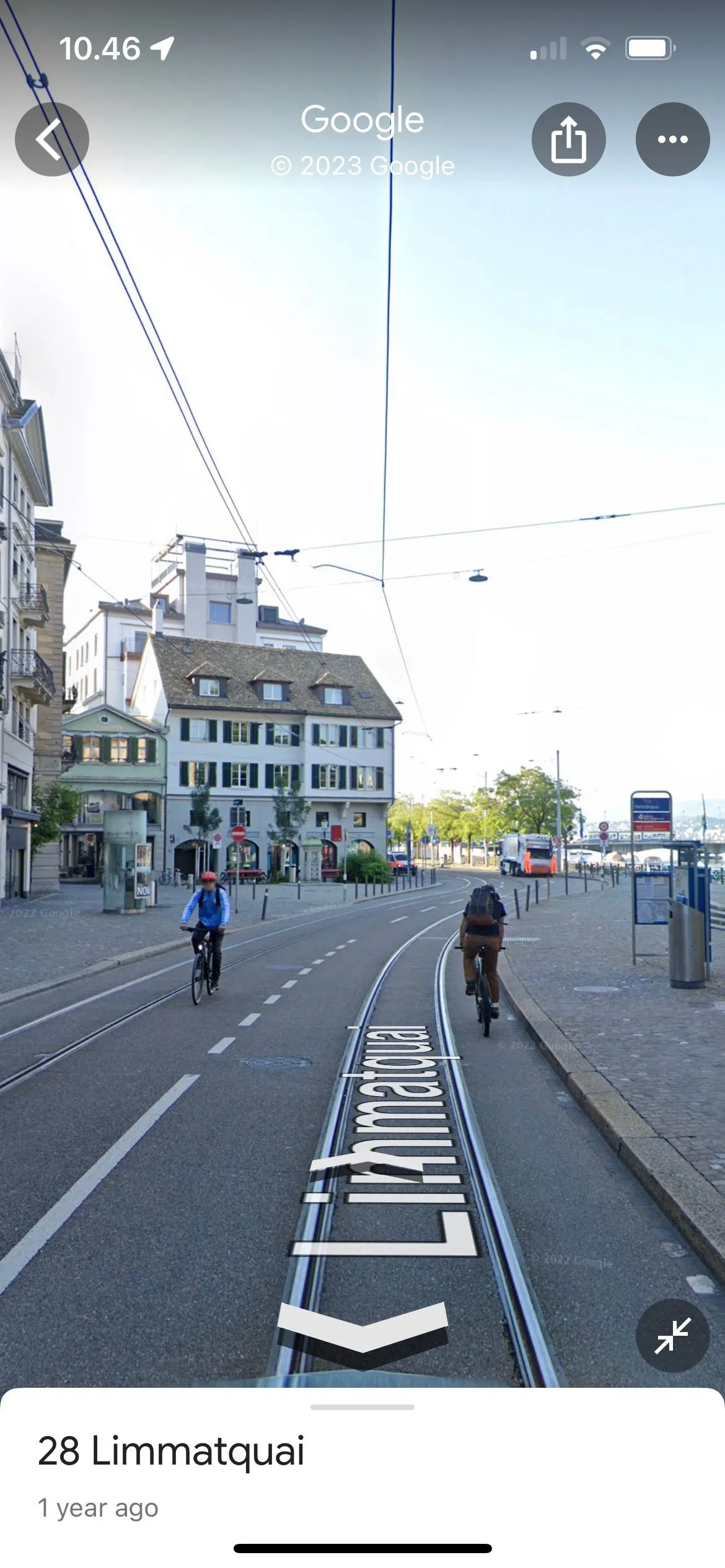 Chế độ xem phố Street View của Google Maps tại Zürich giúp khám phá địa điểm