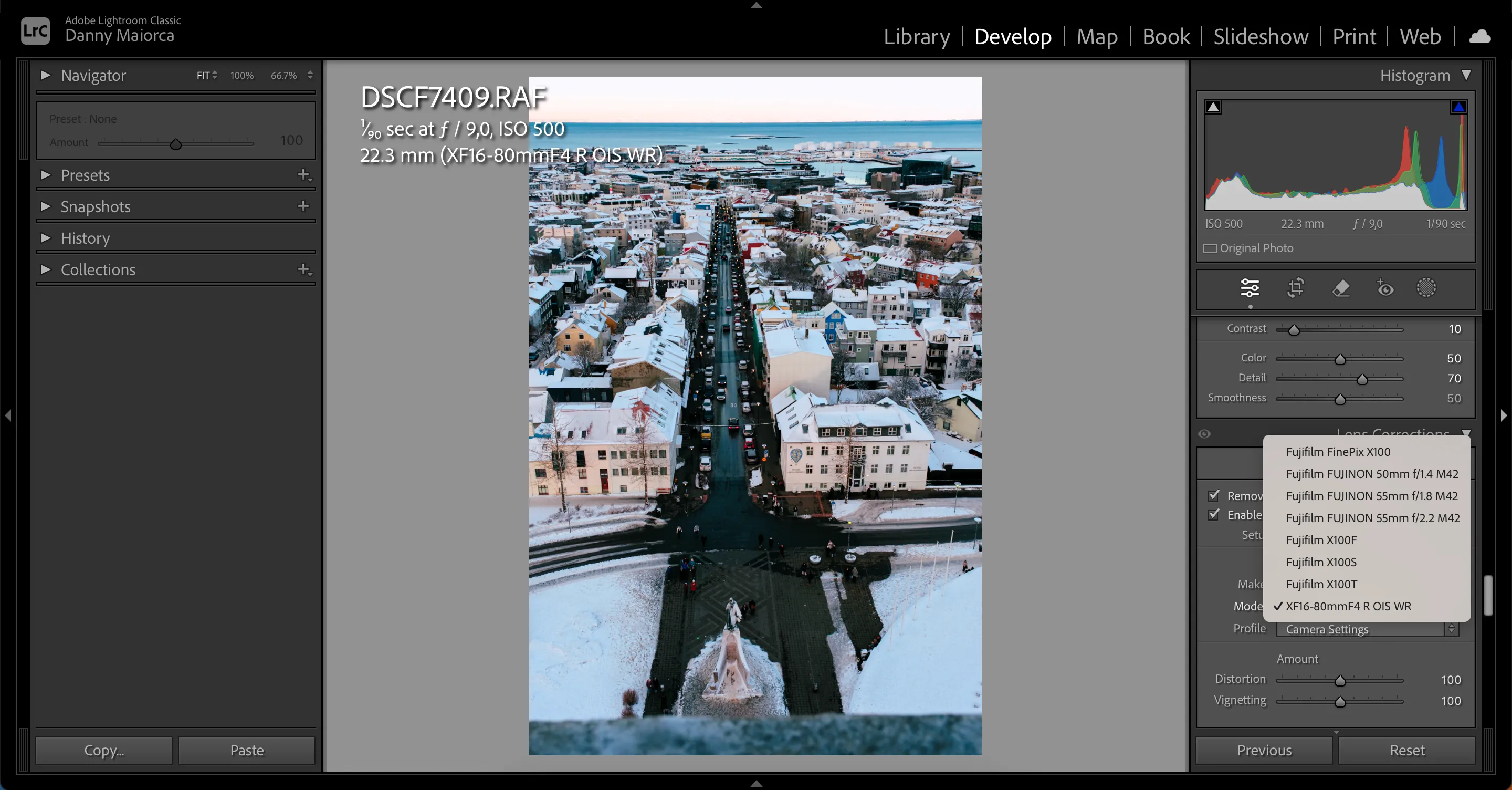 Chỉnh sửa hồ sơ ống kính (Lens Profile) trong Lightroom để sửa lỗi méo hình ảnh
