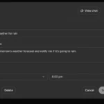 Chỉnh sửa tác vụ trong giao diện ứng dụng ChatGPT, minh họa sự phức tạp khi tổ chức công việc