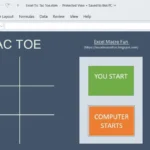 Chơi game Tic Tac Toe trong Microsoft Excel