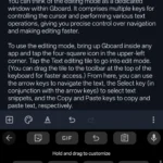 Chọn biểu tượng Chỉnh sửa văn bản trong Gboard để truy cập chế độ điều hướng