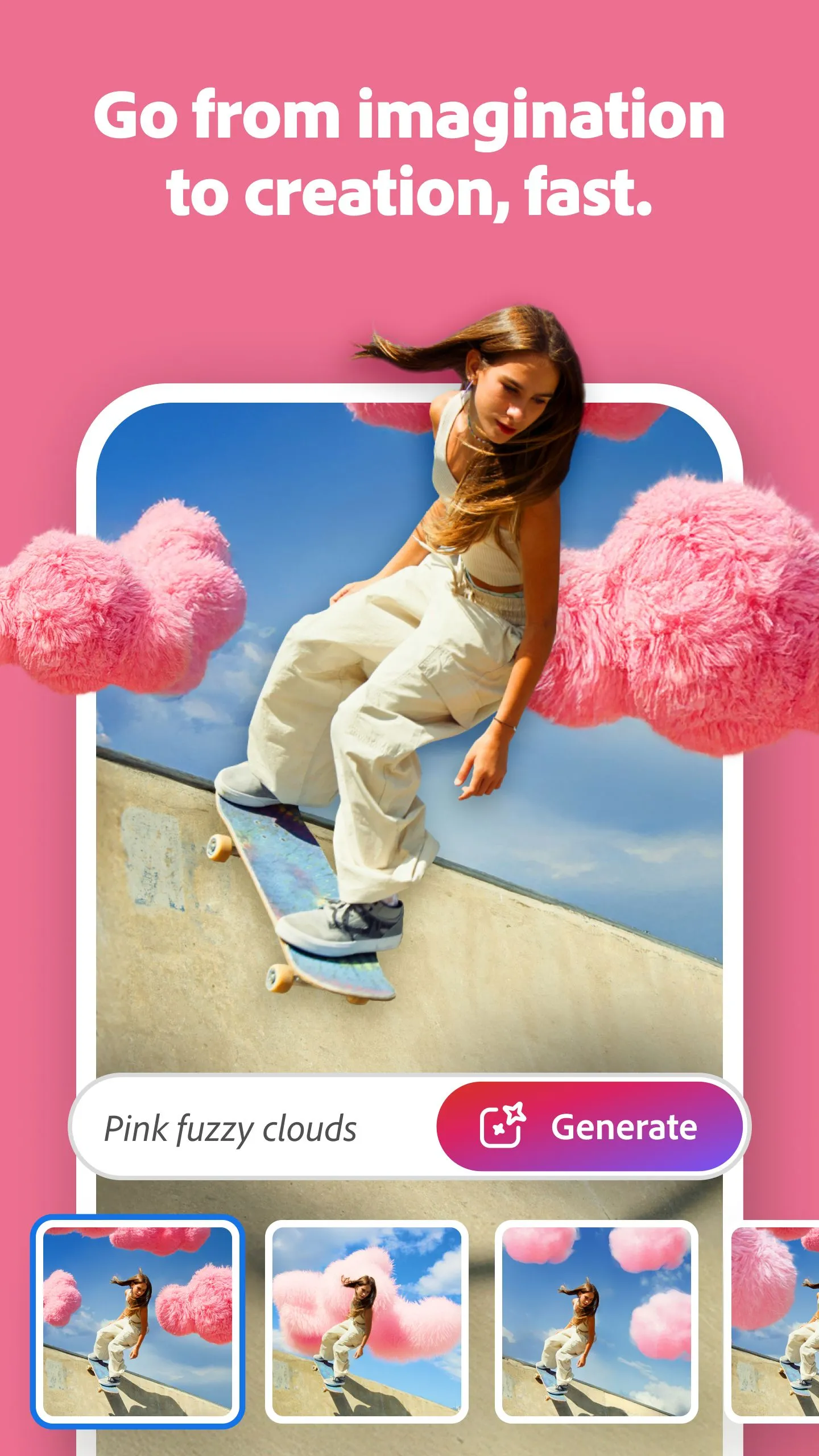 Công cụ AI tạo sinh của Photoshop trên di động