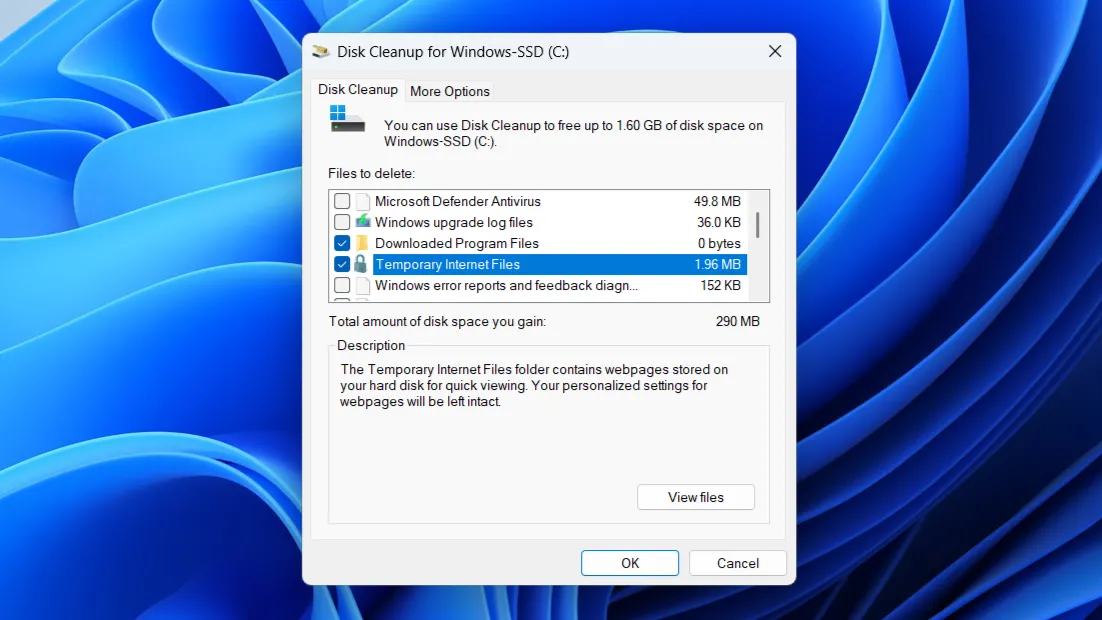 Công cụ Disk Cleanup trong Windows