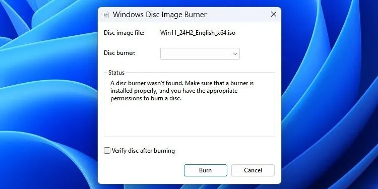 Công cụ ghi đĩa của Windows