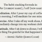 Công thức Ghép thói quen từ sách Atomic Habits của James Clear giúp xây dựng thói quen mới