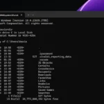 Cửa sổ Command Prompt (CMD) trên Windows 11 hiển thị giao diện dòng lệnh