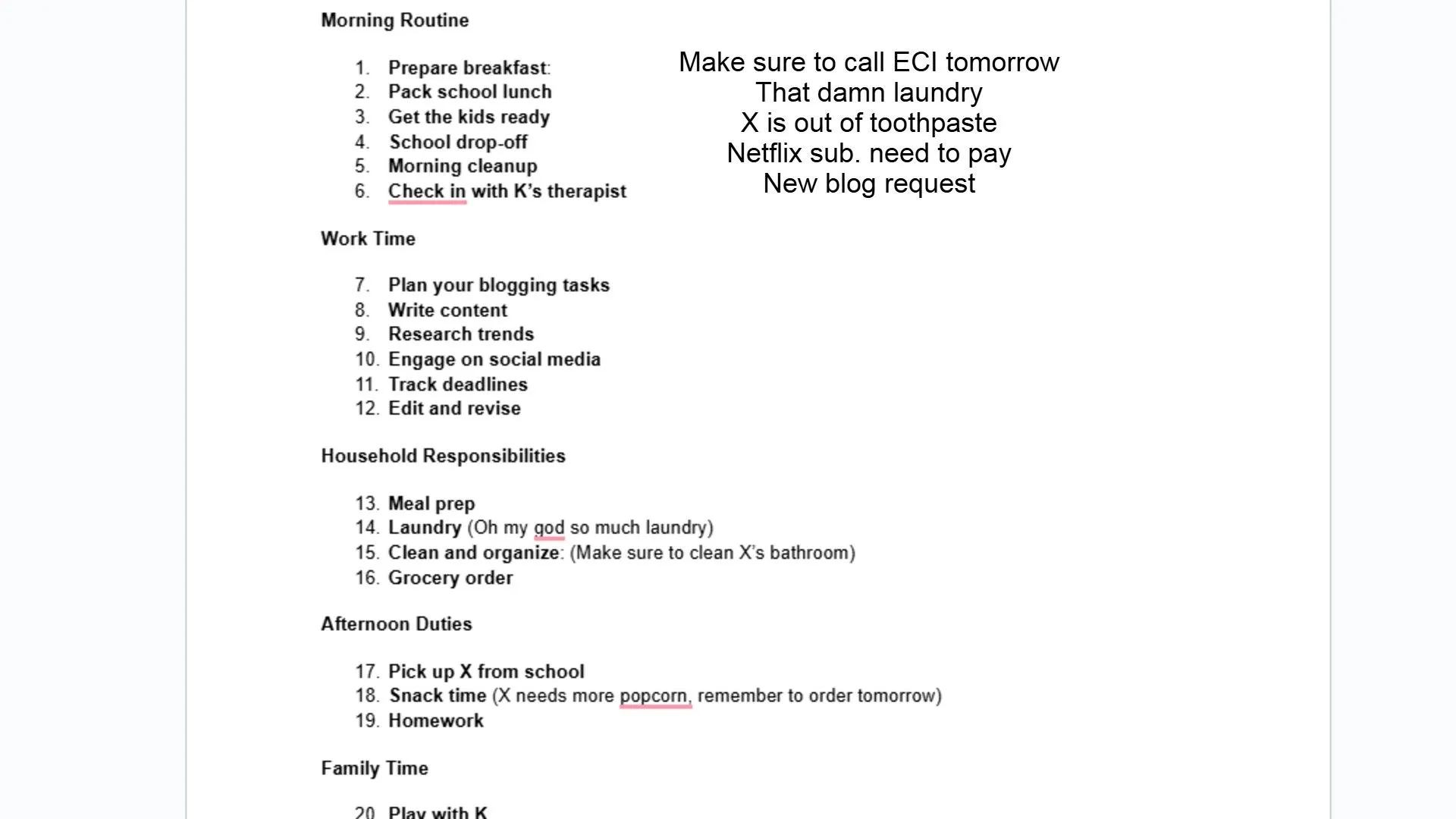 Danh sách công việc to-do list truyền thống dài quá mức gây choáng ngợp và khó quản lý