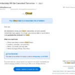 Email lừa đảo iCloud giả mạo yêu cầu cập nhật thông tin thanh toán
