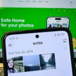 Ente Photos trên Android và MacBook thể hiện tính năng bảo mật và quyền riêng tư cao