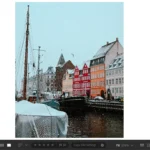 Giao diện Adobe Lightroom hiển thị các profile màu và tùy chọn chỉnh sửa ảnh