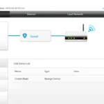 Giao diện cài đặt router hiển thị thiết bị lưu trữ USB đã kết nối