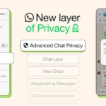 Giao diện cài đặt tính năng Quyền riêng tư trò chuyện nâng cao (Advanced Chat Privacy) trên WhatsApp