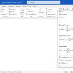 Giao diện công cụ Equation Editor trong Microsoft Word để tạo và chỉnh sửa công thức toán học.