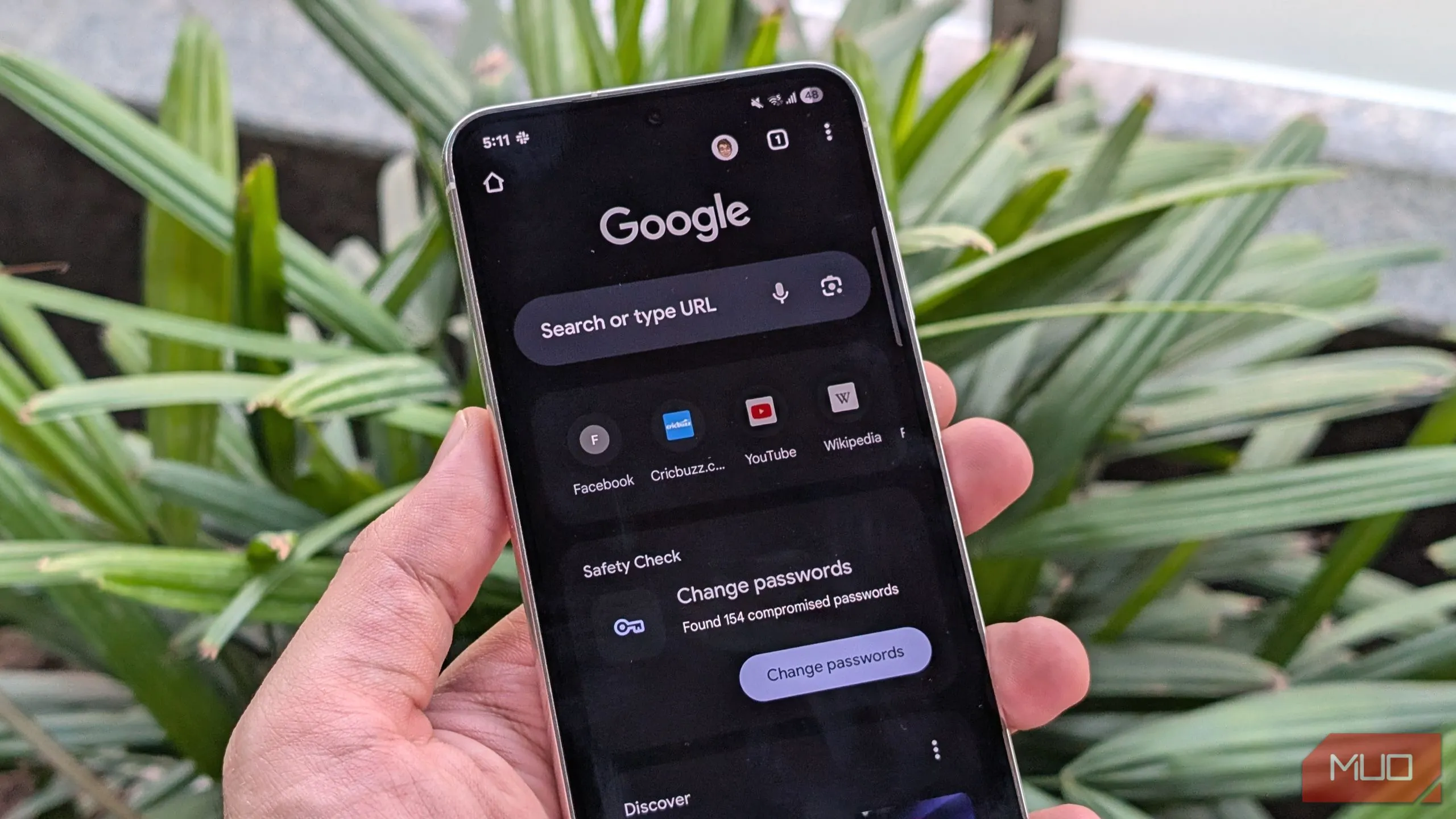 Giao diện cũ kỹ của Google Chrome trên điện thoại Android