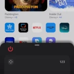 Giao diện điều khiển TV Samsung từ xa qua ứng dụng SmartThings trên điện thoại