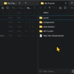 Giao diện File Pilot với hai ngăn hiển thị tệp tin song song trên Windows 11, minh họa tính năng chế độ xem kép hiệu quả