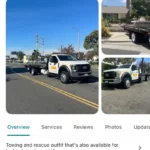 Giao diện hồ sơ doanh nghiệp trên Google Maps hiển thị tab Tổng quan trên điện thoại di động