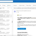 Giao diện hộp thư đến của Outlook với nhiều tính năng và nút điều khiển
