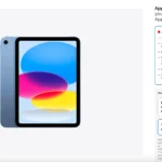 Giao diện mua iPad trên trang web Apple với các tùy chọn bảo hiểm AppleCare+ hiển thị rõ ràng cho gói trả trước và đăng ký hàng tháng.