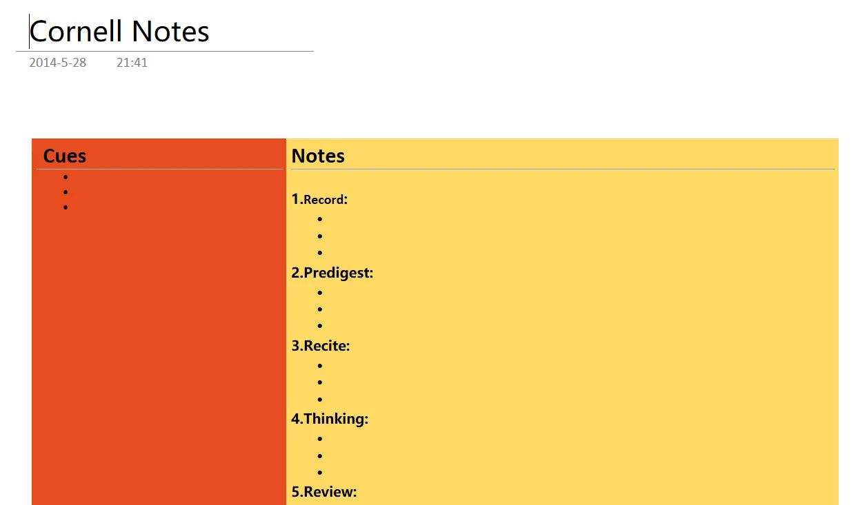 Giao diện OneNote hiển thị một template đã cài đặt từ OneNote Gem, sẵn sàng để sử dụng