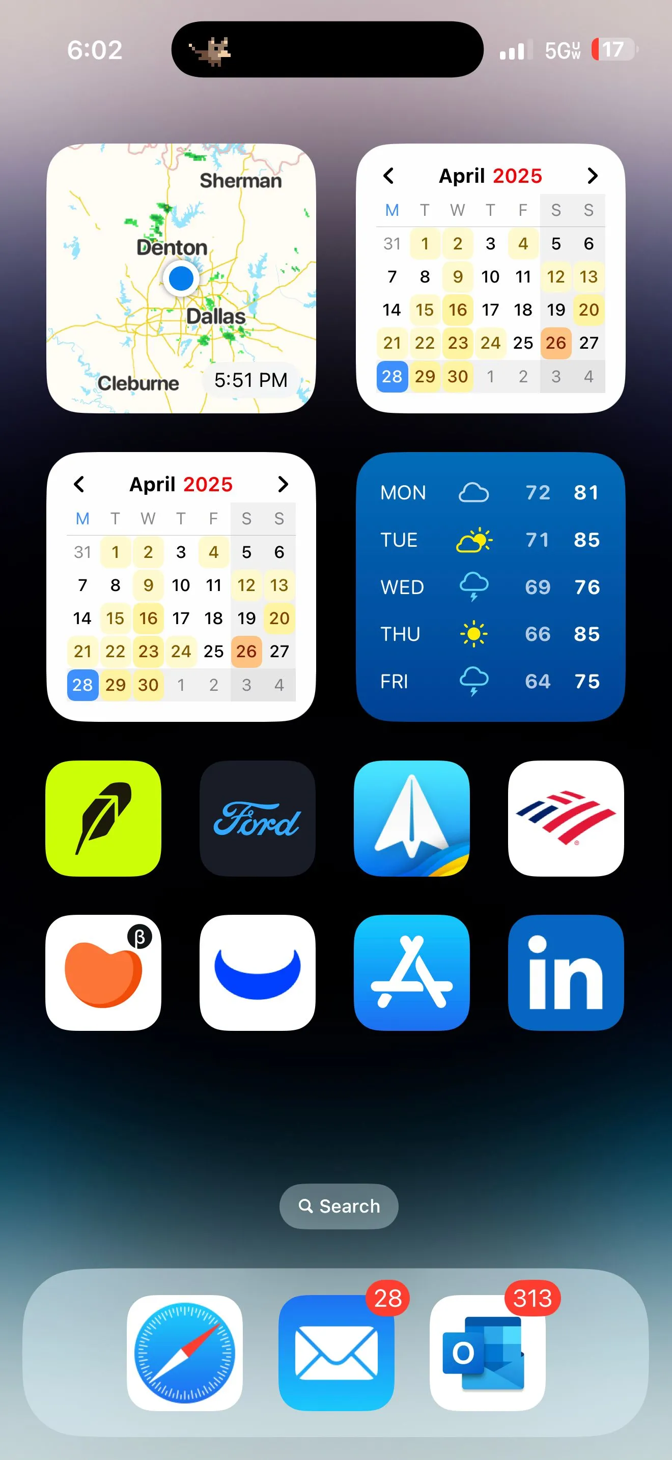 Giao diện Pixel Pals hoạt động trên Dynamic Island iPhone
