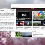 Giao diện Samsung DeX với ứng dụng Samsung Notes và Samsung Internet mở trên màn hình ngoài